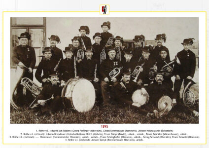 1895 - Gründungsfoto der Musikkapelle Puch