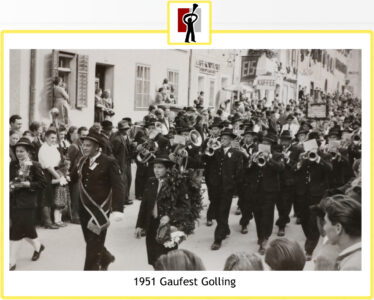 1951 Musikkapelle Puch Gaufest in Golling