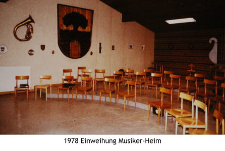 1978 Musikkapelle Puch: Probelokal 1978 - 2000