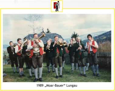 1989 Musikkapelle Puch: Besuch beim Moar-Bauer im Lungau